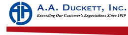 A.A. DUCKETT, INC. EXCEEDING OUR CUSTOMER'S EXPECTATIONS SINCE 1919 trademark