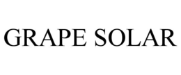 GRAPE SOLAR trademark