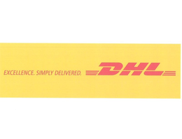 EXCELLENCE. SIMPLY DELIVERED. DHL trademark