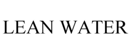 LEAN WATER trademark