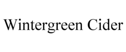 WINTERGREEN CIDER trademark
