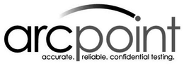 ARCPOINT ACCURATE. RELIABLE. CONFIDENTIAL TESTING. trademark