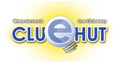 WHERE SUCCESS IS ONE CLICK AWAY. CLUE HUT. trademark