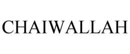 CHAIWALLAH trademark