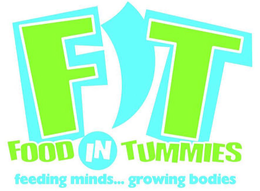 FIT FOOD IN TUMMIES FEEDING MINDS...GROWING BODIES trademark