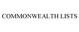 COMMONWEALTH LISTS trademark