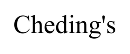 CHEDING'S trademark