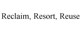 RECLAIM, RESORT, REUSE trademark