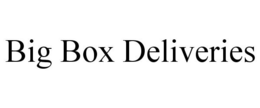 BIG BOX DELIVERIES trademark