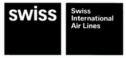 SWISS SWISS INTERNATIONAL AIR LINES trademark