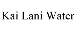KAI LANI WATER trademark