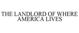 THE LANDLORD OF WHERE AMERICA LIVES trademark
