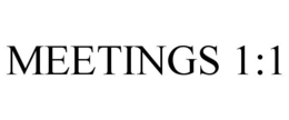 MEETINGS 1:1 trademark