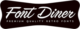 FONT DINER PREMIUM QUALITY RETRO FONTS trademark