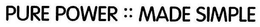 PURE POWER MADE SIMPLE trademark