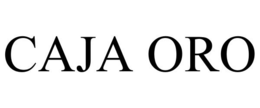 CAJA ORO trademark
