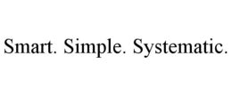 SMART. SIMPLE. SYSTEMATIC. trademark
