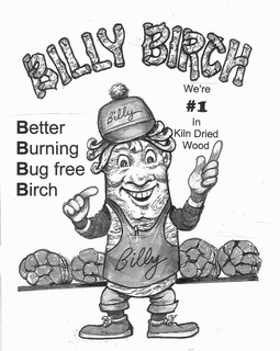 BILLY BIRCH BETTER BURNING BUG FREE BIRCH WE'RE #1 IN KILN DRIED WOOD BILLY BILLY trademark