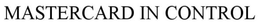MASTERCARD IN CONTROL trademark