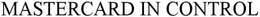 MASTERCARD IN CONTROL trademark