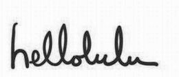 HELLOLULU trademark