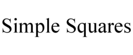 SIMPLE SQUARES trademark