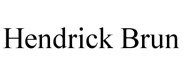 HENDRICK BRUN trademark