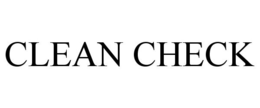 CLEAN CHECK trademark