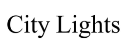 CITY LIGHTS trademark