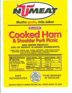 NUMEAT MUCHO GUSTO, MÁS SABOR trademark