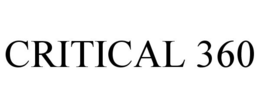 CRITICAL 360 trademark