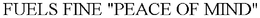 FUELS FINE "PEACE OF MIND" trademark