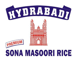 HYDRABADI PREMIUM SONA MASOORI RICE trademark