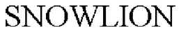 SNOWLION trademark