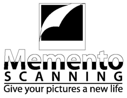 MEMENTO SCANNING GIVE YOUR PICTURES A NEW LIFE trademark