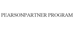 PEARSONPARTNER PROGRAM trademark