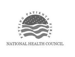 NATIONAL HEALTH COUNCIL PUTTING PATIENTS FIRST trademark