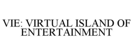 VIE: VIRTUAL ISLAND OF ENTERTAINMENT trademark