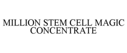 MILLION STEM CELL MAGIC CONCENTRATE trademark