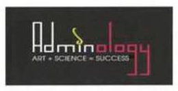 ADMINOLOGY ART + SCIENCE = SUCCESS trademark