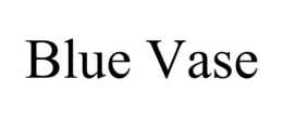 BLUE VASE trademark