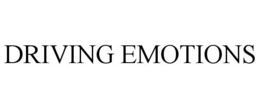 DRIVING EMOTIONS trademark