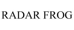 RADAR FROG trademark