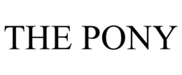 THE PONY trademark