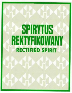 SPIRYTUS REKTYFIKOWANY RECTIFIED SPIRIT trademark