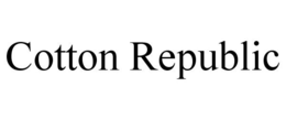 COTTON REPUBLIC trademark