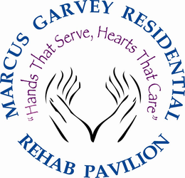 MARCUS GARVEY RESIDENTIAL REHAB PAVILION, "HANDS THAT SERVE, HEARTS THAT CARE" trademark