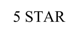 5 STAR trademark