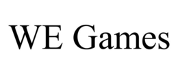 WE GAMES trademark