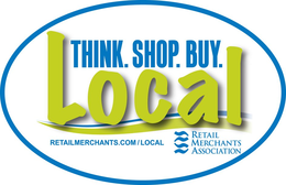 THINK. SHOP. BUY. LOCAL RETAILMERCHANTS.COM/LOCAL RETAIL MERCHANTS ASSOCIATION trademark